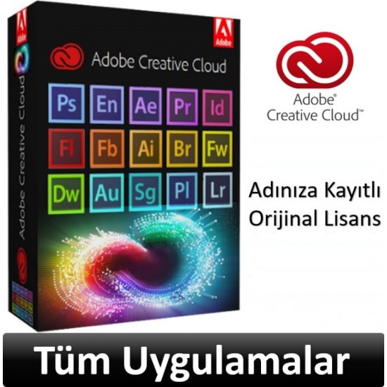 Adobe Creative Cloud 1 Aylık Lisans Adobe Creative Cloud 1 Aylık Lisans